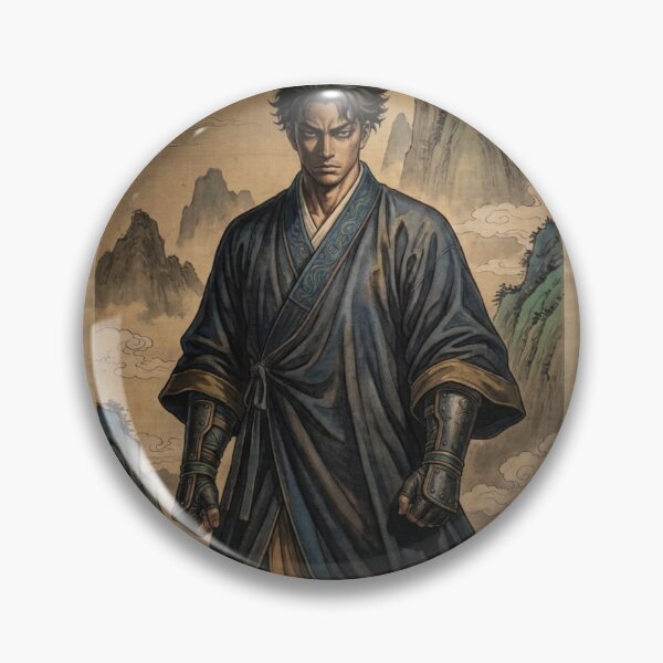 Item preview, Rudo Gachiakuta Portrait in Traditional Chinese Ink Brush Painting Style designed and sold by OddlySticky.