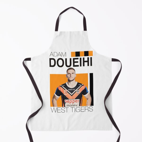 Item preview, Adam Doueihi West Tigers NRL Rugby Player Poster Design designed and sold by sarahdeva.