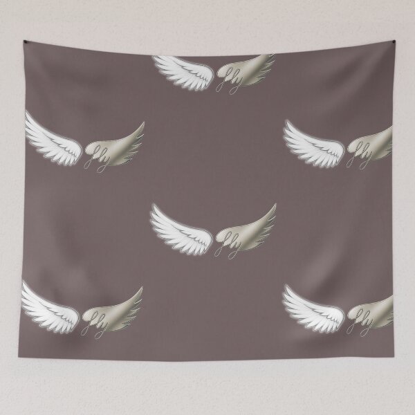 Item preview, The Fly Collection™ | Luxury Angel Wings | Hand-Drawn & Metallic Typography Wing | Inspirational Minimalist Art | Faith & Freedom Design designed and sold by Ginastle26.