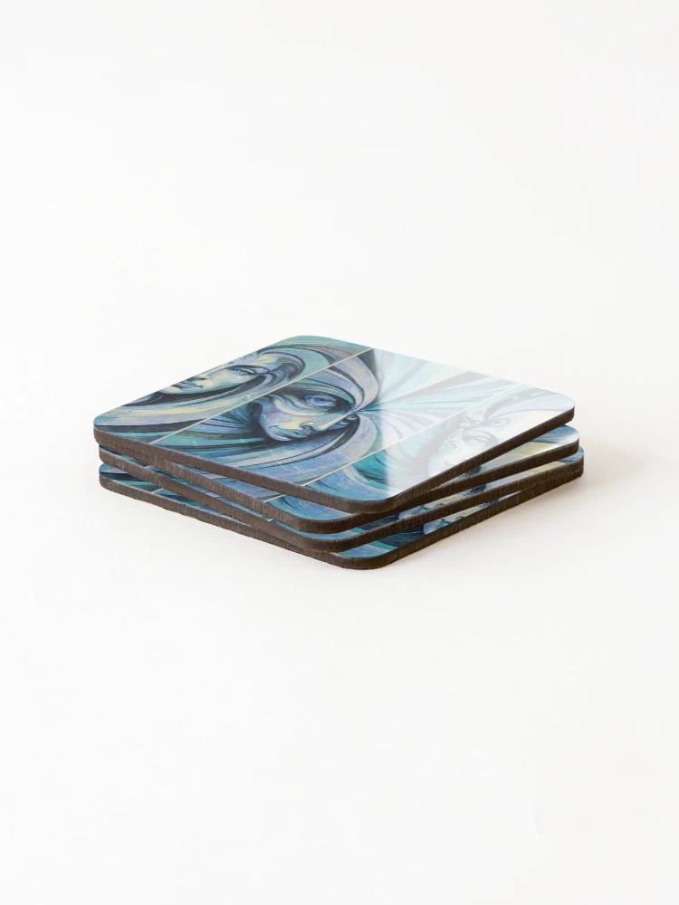 Thumbnail 4 of 5, Coasters (Set of 4), Mutations designed and sold by EarthyMade.