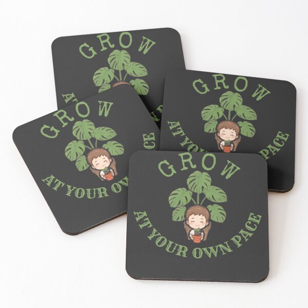 Item preview, Cute Chibi Plant Boy - Grow At Your Own Pace designed and sold by WorldOfChibis.