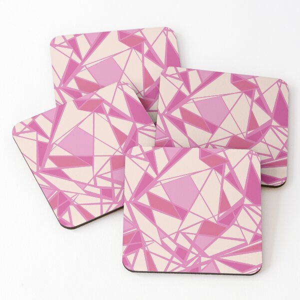 Item preview, Geometric pattern abstract color pink designed and sold by fuzzyfox.