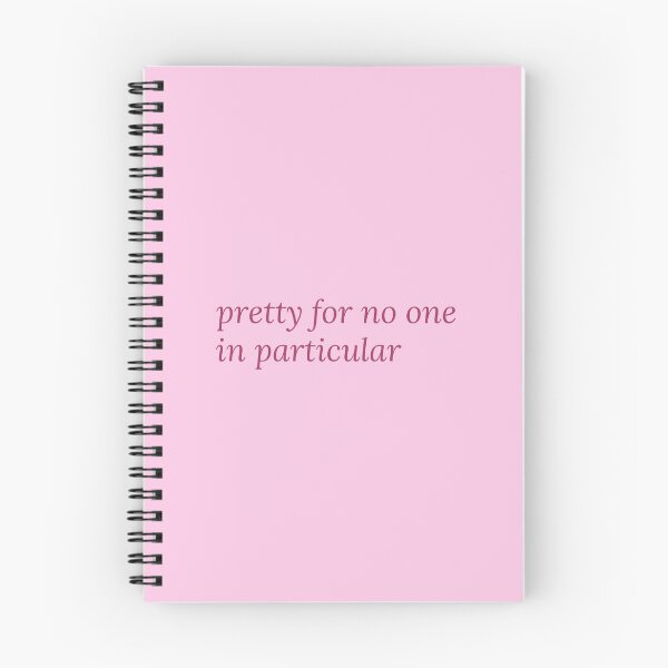 Item preview, Pretty for No One in Particular — Pink Italic Serif Quote | Feminist Self Love Gift, Soft Life Sticker designed and sold by ArtofDari.