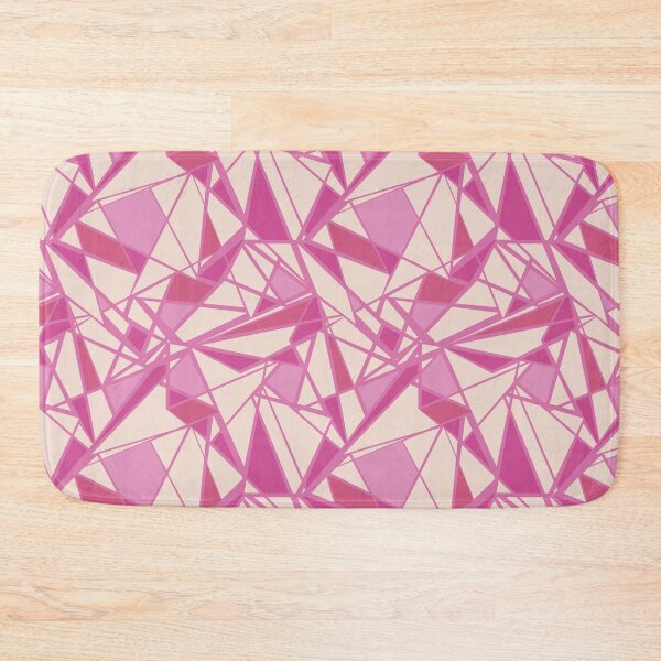 Item preview, Geometric pattern abstract color pink designed and sold by fuzzyfox.