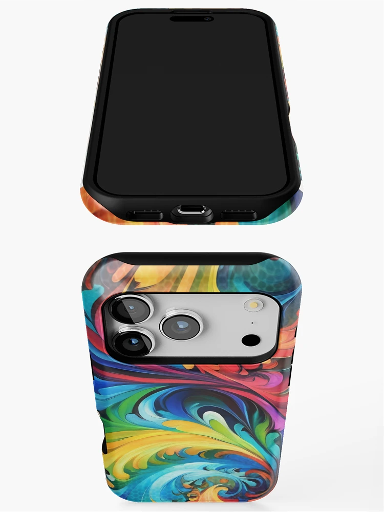 Thumbnail 3 of 4, iPhone Case, Multi Abstract designed and sold by EarthyMade.
