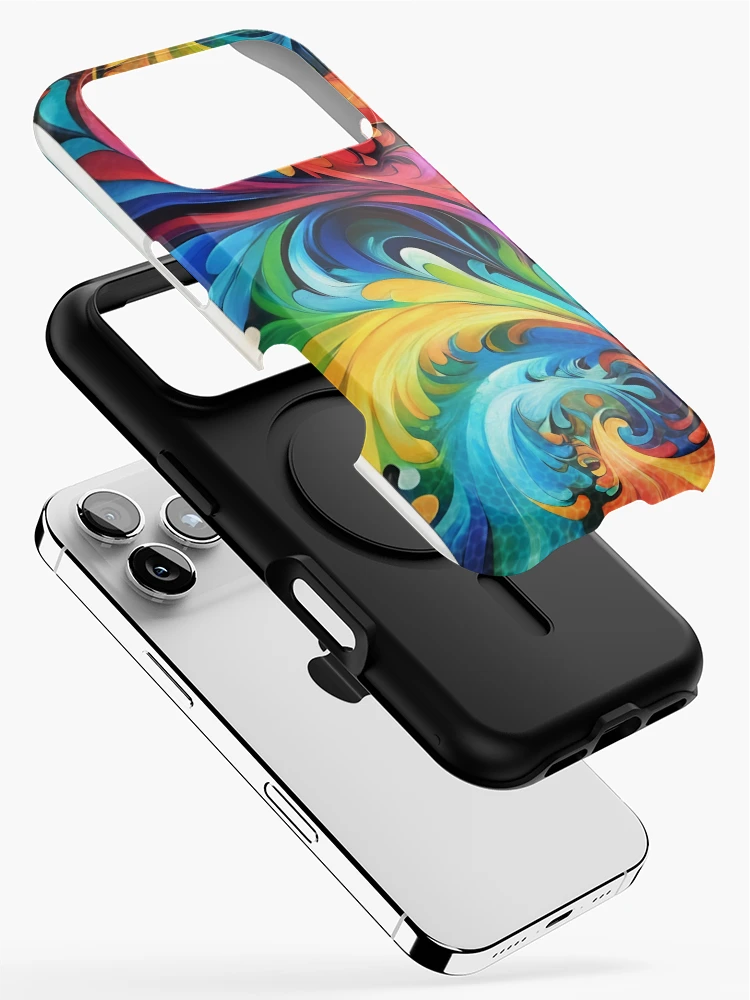 Thumbnail 2 of 4, iPhone Case, Multi Abstract designed and sold by EarthyMade.
