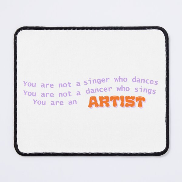 Item preview, You are an Artist Quote (purple & orange) designed and sold by Jo's Lil' Things.