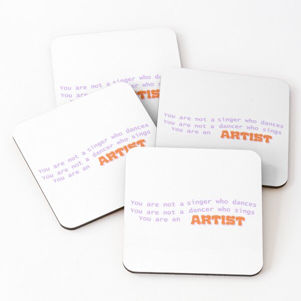 Item preview, You are an Artist Quote (purple & orange) designed and sold by Jo's Lil' Things.