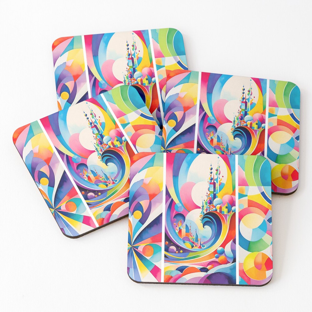 Item preview, Coasters (Set of 4) designed and sold by EarthyMade.