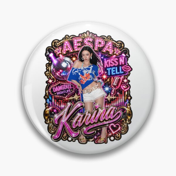 Artikelvorschau, Karina aespa Retro-Vergnügungspark-Karussell-Nachtästhetik entworfen und verkauft von Valereekmerch.