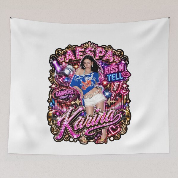Item preview, Karina aespa retro amusement park carousel night aesthetic designed and sold by Valereekmerch.