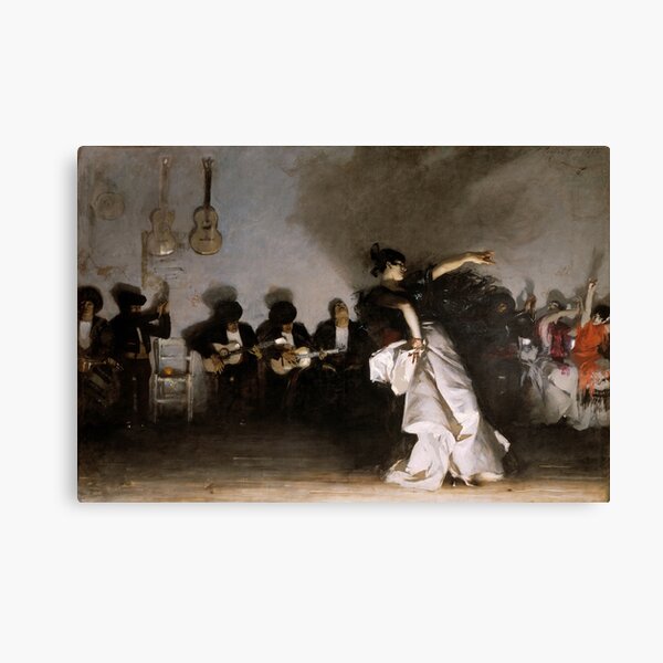 El Jaleo (Spanish Dancer) - John Singer Sargent Canvas Print
