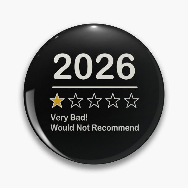 Item preview, funny quote 2026 One star rating very bad year would not recommend designed and sold by Thevulcano.