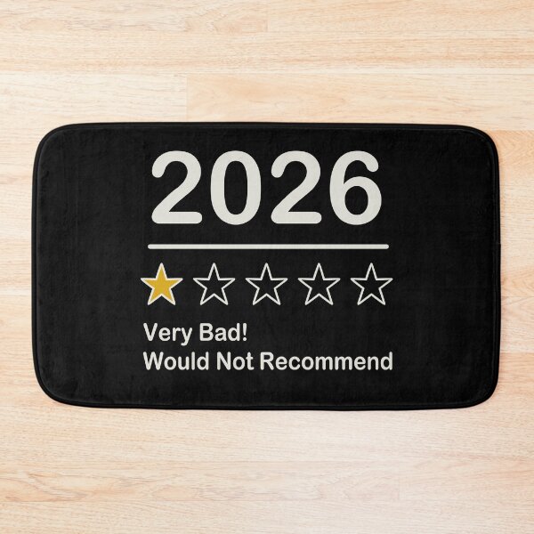 Item preview, funny quote 2026 One star rating very bad year would not recommend designed and sold by Thevulcano.