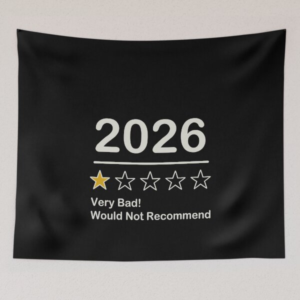 Item preview, funny quote 2026 One star rating very bad year would not recommend designed and sold by Thevulcano.