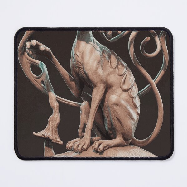 Item preview, Surreal Mushroom Cat Biomechanical Fantasy Creature designed and sold by Stellanward96.