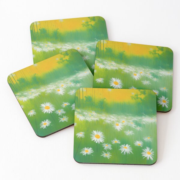 Item preview, Nature's Symphony: A Lush Green Meadow of Daisies designed and sold by elcarnero.