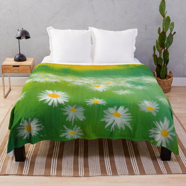 Item preview, Nature's Symphony: A Lush Green Meadow of Daisies designed and sold by elcarnero.