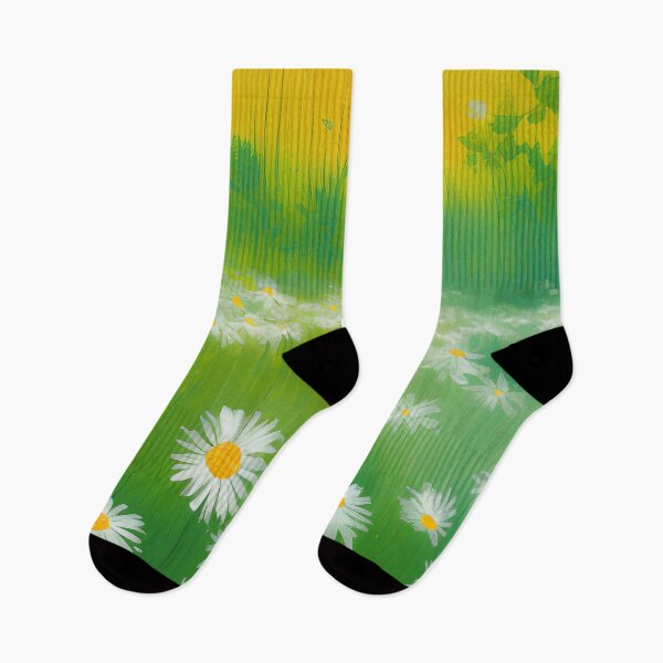 Item preview, Nature's Symphony: A Lush Green Meadow of Daisies designed and sold by elcarnero.