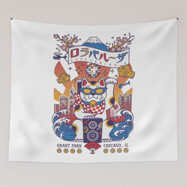 Item preview, Lollapalooza 2026 Lucky Cat designed and sold by iambunistudio.
