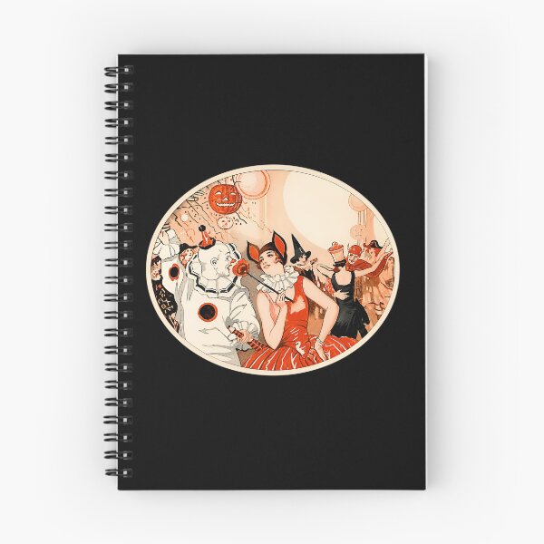 Item preview, Vintage Halloween Costume Party Illustration Antique Masquerade 1920s Halloween Deco designed and sold by EmiliaBassano.