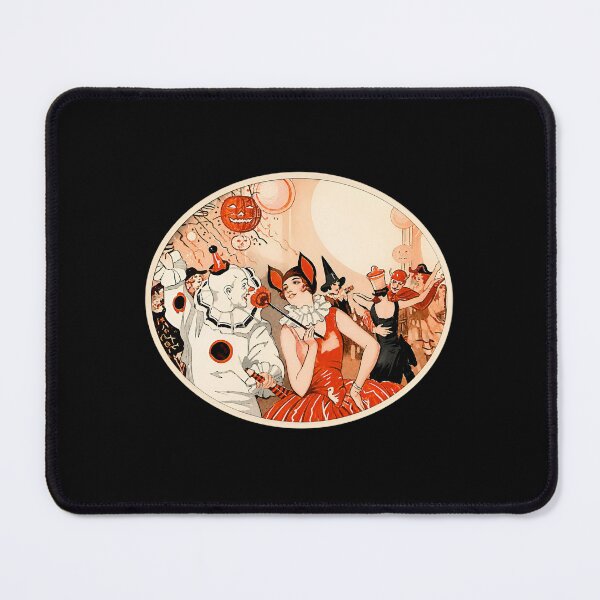Item preview, Vintage Halloween Costume Party Illustration Antique Masquerade 1920s Halloween Deco designed and sold by EmiliaBassano.