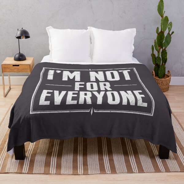 Item preview, I'm Not For Everyone | Bold Motivational Typography Design designed and sold by Aliplus+.