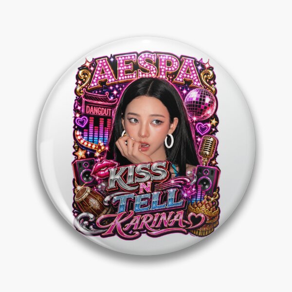 Item preview, Karina aespa retro carnival night lights visual poster designed and sold by Valereekmerch.