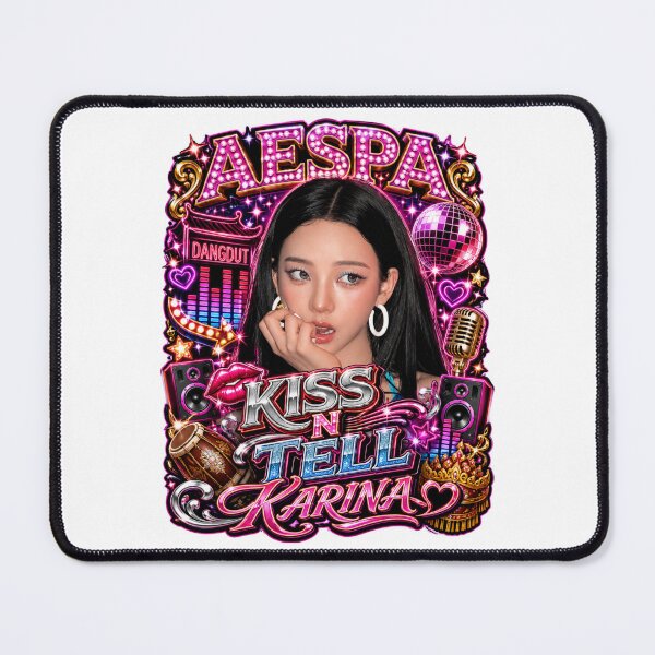 Item preview, Karina aespa retro carnival night lights visual poster designed and sold by Valereekmerch.