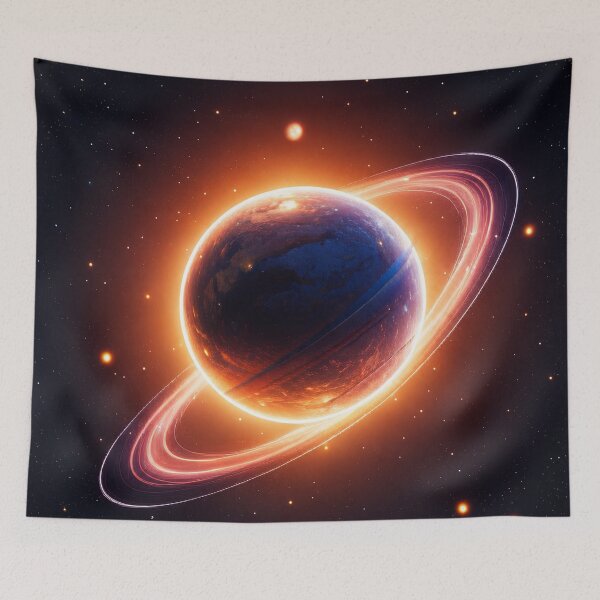Item preview, Radiant Ringed Planet designed and sold by ImagineNInk.