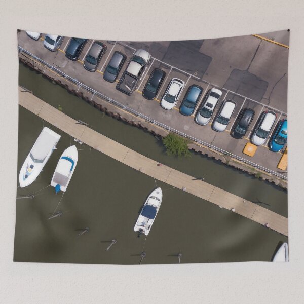 Item preview, Seaborne and Land-Loving: A Port for Ships and Cars Alike designed and sold by elcarnero.