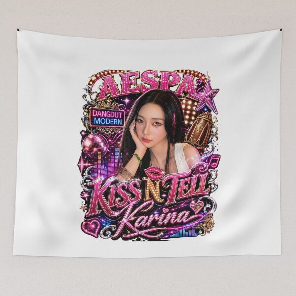 Item preview, Karina aespa dreamy carousel horse retro aesthetic design designed and sold by Valereekmerch.