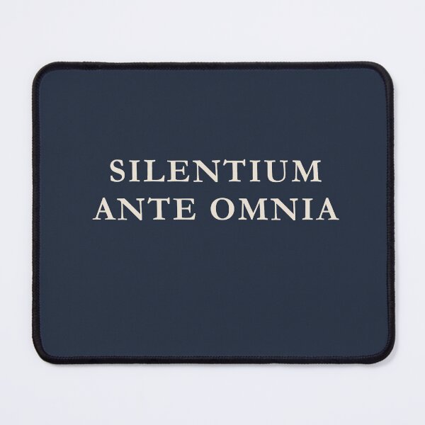 Item preview, Silentium Ante Omnia Latin Dark Academia Minimalist Design designed and sold by semenol.