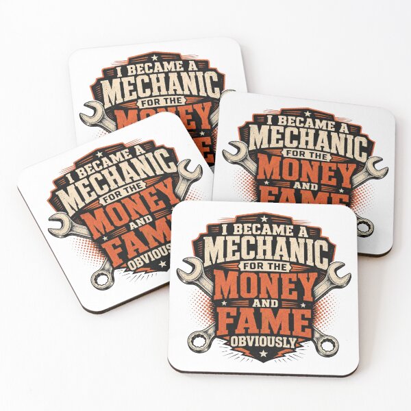 Item preview, I Became a Mechanic for the Money and Fame Obviously designed and sold by Automotive Art by Greg.