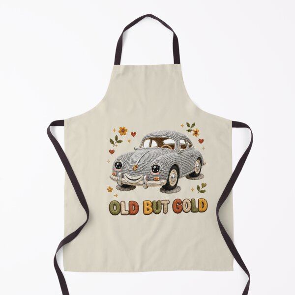 Item preview, Cute Crochet Porsche 356 Old But Gold Classic Car Design designed and sold by Panom Suavichien.