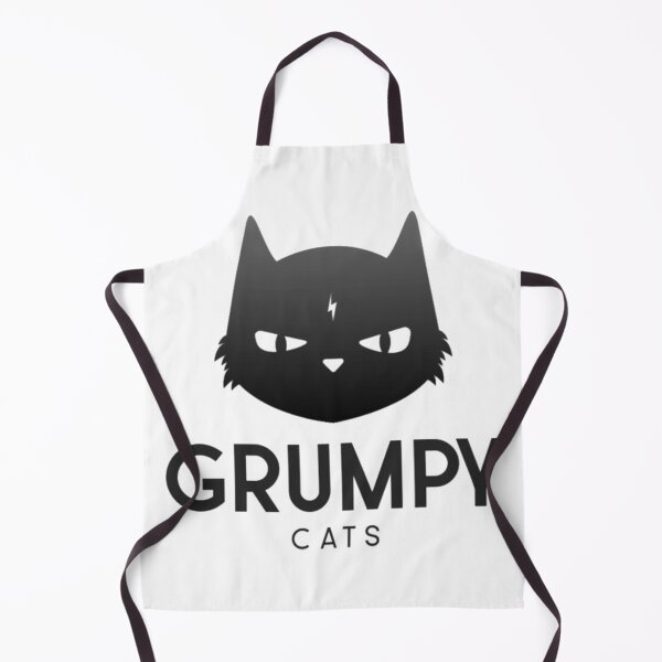 Item preview, Grumpy Cats - Minimalist Black Cat Silhouette with Lightning Bolt designed and sold by GenZFashion000.