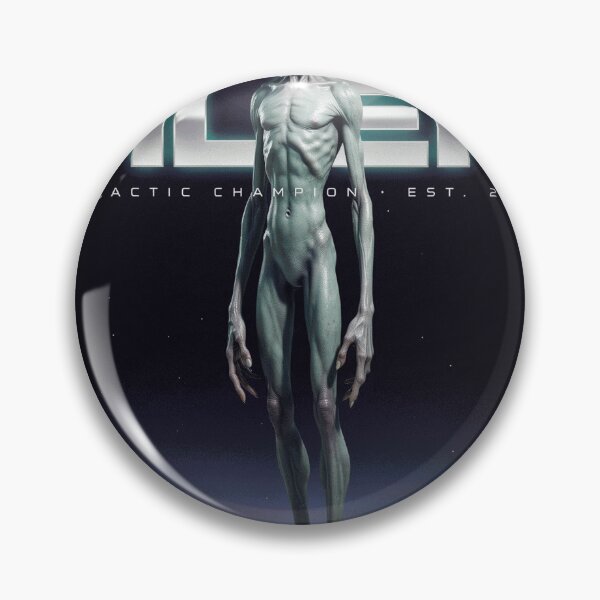 Item preview, Best Alien Galactic Champion Retro Sci Fi Poster designed and sold by Stellanward96.