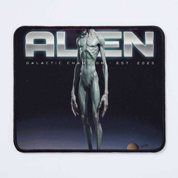 Item preview, Best Alien Galactic Champion Retro Sci Fi Poster designed and sold by Stellanward96.