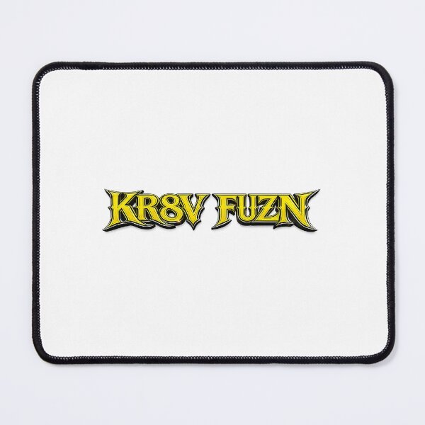 Item preview, KR8V FUZN - 3D Yellow & Silver Gothic Wordmark designed and sold by Kr8vFuzn.