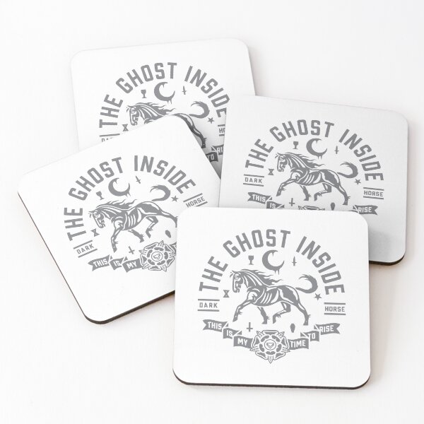 Item preview, The Ghost Inside Dark Horse Skeleton Horse Band Graphic designed and sold by sarahdeva.