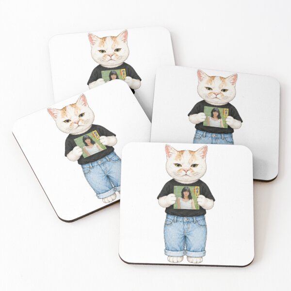 Item preview, Cat Holding Mako Ishino Memai Vinyl Record 1980 designed and sold by Komatoya.