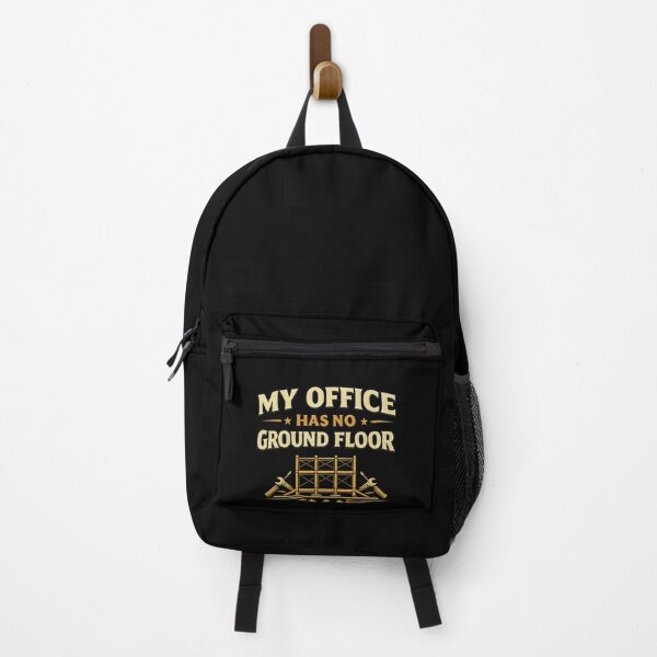 Item preview, My Office Has No Ground Floor – Funny Scaffolder & Scaffold Builder Gift designed and sold by WildHorizonArtDk.