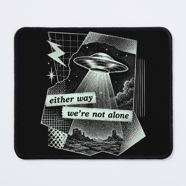 Item preview, Either Way Were Not Alone Vintage UFO Alien designed and sold by janicejc.