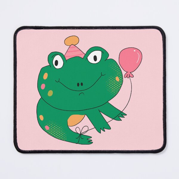 Item preview, Birthday Party Freddy Frog (Pink) designed and sold by yellowflowerhut.