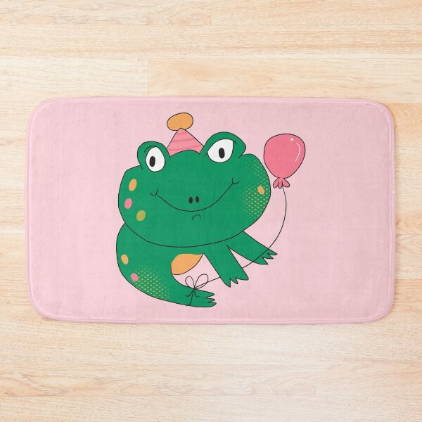 Item preview, Birthday Party Freddy Frog (Pink) designed and sold by yellowflowerhut.