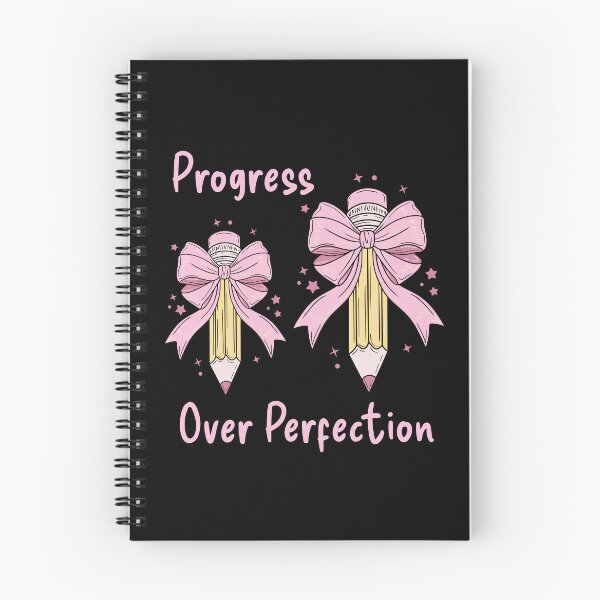 Item preview, Progress Over Perfection Pink Bow Pencil Cute Teacher Growth Mindset designed and sold by PalleteCreation.