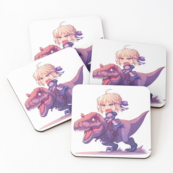 Item preview, Saber Alter Fate Stay Night Chibi Dinosaur Rider designed and sold by Dashsopaner.