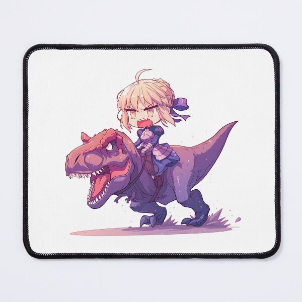Item preview, Saber Alter Fate Stay Night Chibi Dinosaur Rider designed and sold by Dashsopaner.