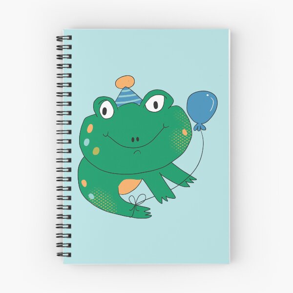 Item preview, Birthday Party Freddy Frog (Blue) designed and sold by yellowflowerhut.