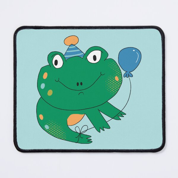 Item preview, Birthday Party Freddy Frog (Blue) designed and sold by yellowflowerhut.